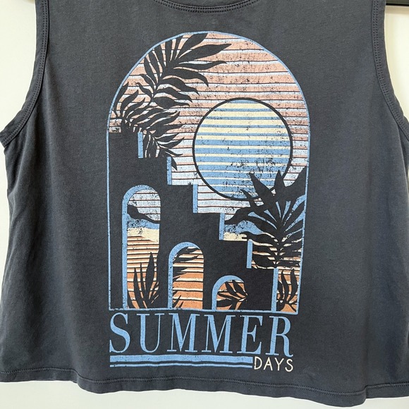 Z Supply Sunset La Mer Tank Womens Small Gray - Picture 4 of 10